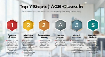 Das sind die Top 7 Schritte beim Umgang mit AGB-Klauseln