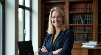 Ich bin Dr. Felicitas Meier, Rechtsanwältin, 42 Jahre (2/10)