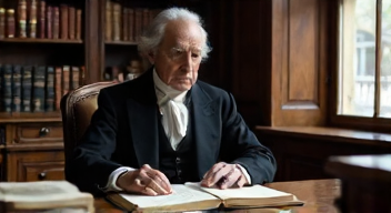 Ich bin Immanuel Kant, ein Philosoph, der über Ethik reflektiert (5/10)