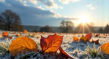 Ich erinnere mich an die ersten frostigen Tage im Herbst (1/10)