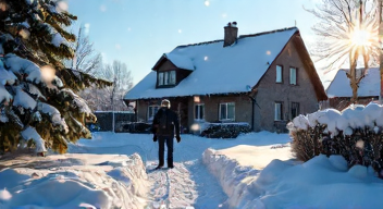 Pflichten der Hausbesitzer im Winterdienst (1/10)